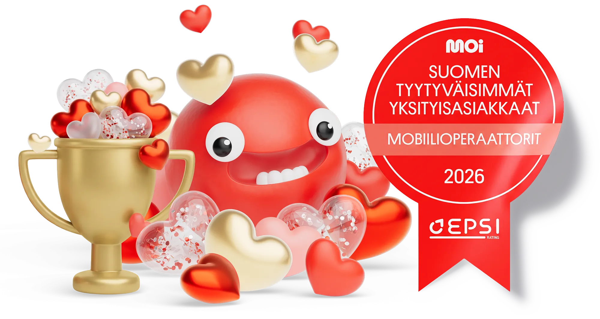 Moi – Suomen tyytyväisimmät yksityisasiakkaat - Mobiilioperaattorit - 2026 - EPSI